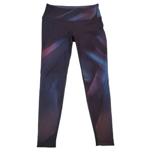 WITH Women's Wear it to Heart Reversible Purple‎ Blue Leggings Medium